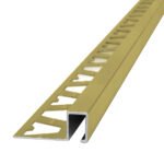 Guardacanto Quadra Atrim 12x8 mm Aluminio Oro Mate