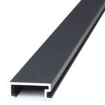 Listello Luxor Stone Collection Atrim 20 mm Aluminio Níquel Oscuro Mate