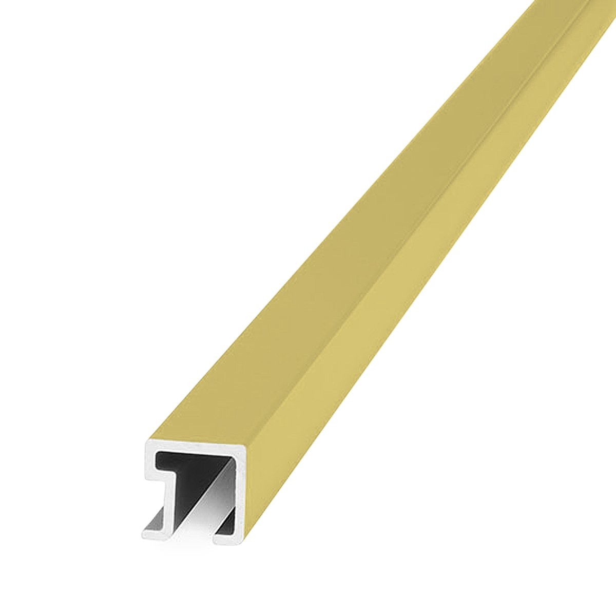 1430.jpg Listello Cuadrado Atrim 9 mm Aluminio Oro Brillante - Image 1