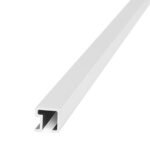 Listello Cuadrado Atrim 9 mm Aluminio Ceniza