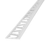 Varilla en L para Pared Atrim 12 mm Aluminio Cromo Brillante