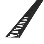 Varilla en L para Pared Atrim 10 mm Aluminio Negro