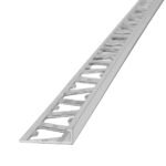 Varilla en L para Pared Atrim 12 mm Aluminio Cromo Mate