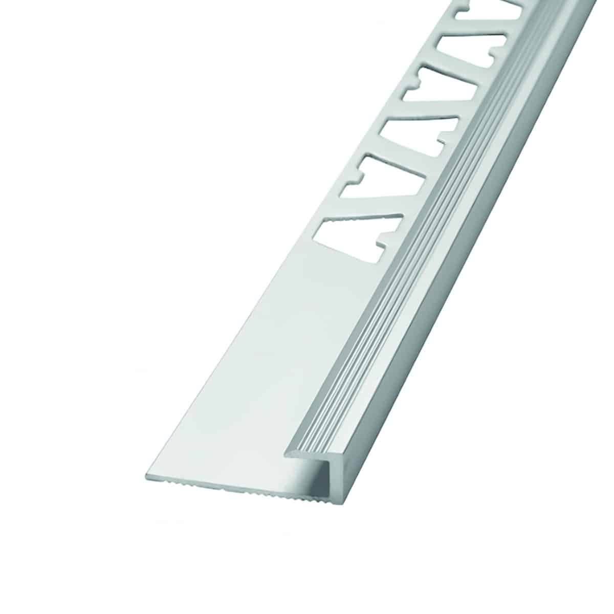 2262.jpg Perfil para Piso Vinílico Point Atrim 27.5 mm Aluminio Cromo Mate - Image 1