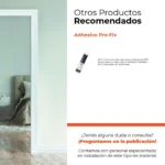 Zócalo Contramarco Atrim Pecho Paloma 100 mm EPS Blanco Mate - Image 6