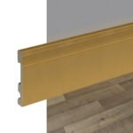 Zócalo de EPS Atrim Extra Line 100 mm PVC Oro Mate