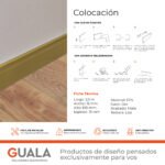 Zócalo de EPS Atrim Extra Line 100 mm PVC Oro Mate - Image 3