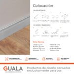 Zócalo de EPS Atrim Extra Line 100 mm PVC Plata Mate - Image 3