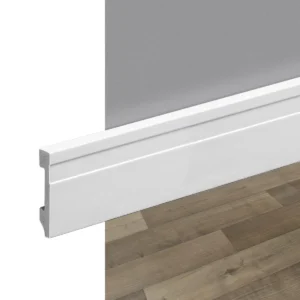 Zócalo Atrim Epsilon Line 7 cm Blanco Pintable 2.44 m
