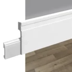 Zócalo Atrim Epsilon Reforma Line 12 cm Blanco Pintable 2.44 m