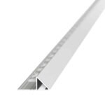 Guardacanto Prisma Atrim 10 mm Aluminio Cromo Mate