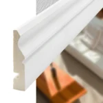 Contramarco Atrim Epsilon Pecho Paloma 7 cm Blanco Pintable 2.44 m