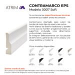 Contramarco Atrim Soft 50 mm EPS PVC Blanco Mate - Image 2