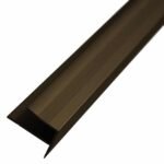 Naríz de Escalera 9 20x21.4 mm Aluminio Anodizado Bronce Tira 2 m