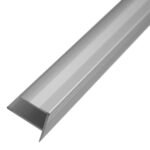 Naríz de Escalera 13 20x25.4 mm Aluminio Anodizado Plata Tira 2 m