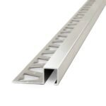 Guardacanto Quadra Atrim 10x10 mm Aluminio Peltre Brillante