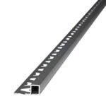 Guardacanto Quadra Stone Collection Atrim 10x10 mm Aluminio Concreto Mate