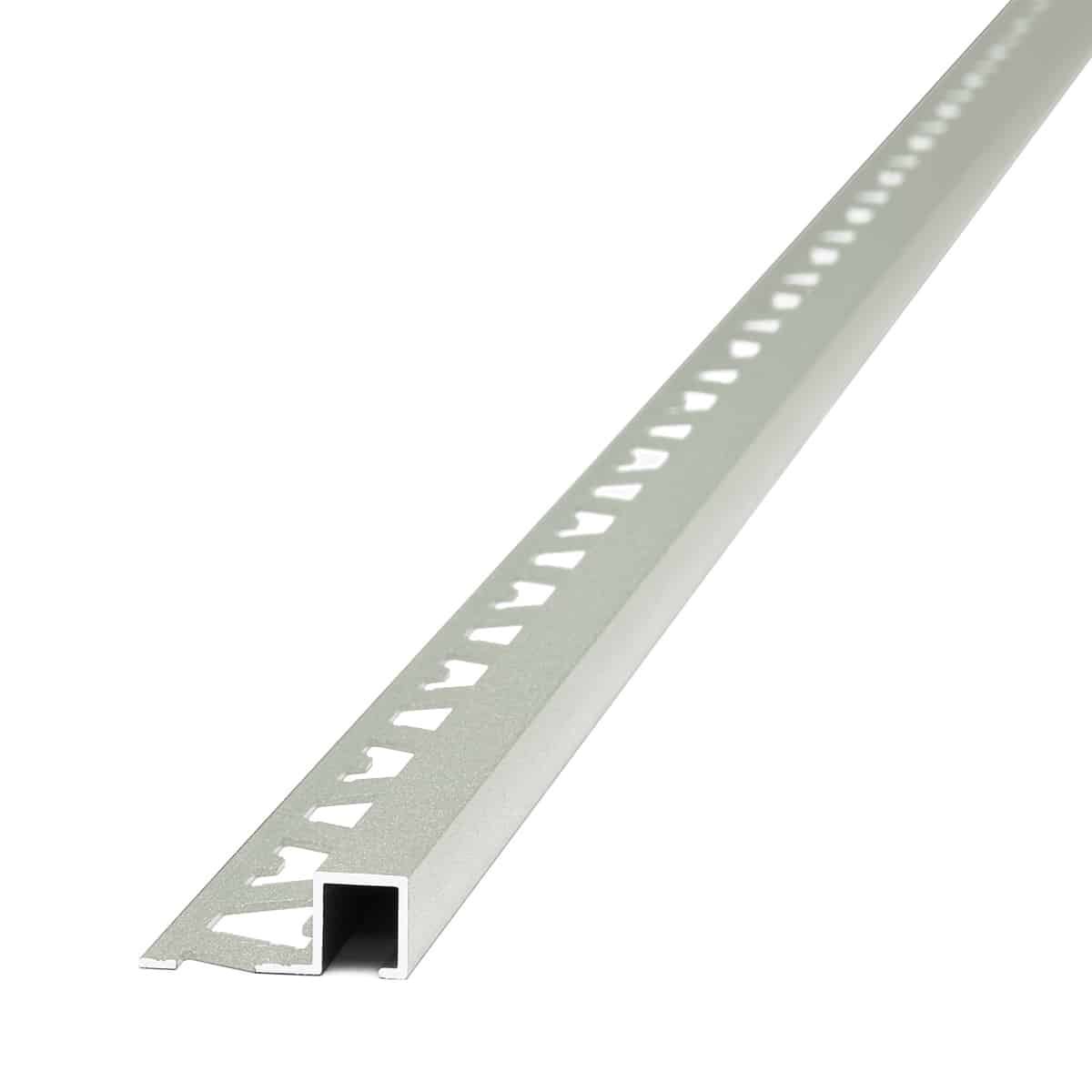 3428TXM-01.jpg Guardacanto Quadra Stone Collection Atrim 10x10 mm Aluminio Marfil Mate - Image 1