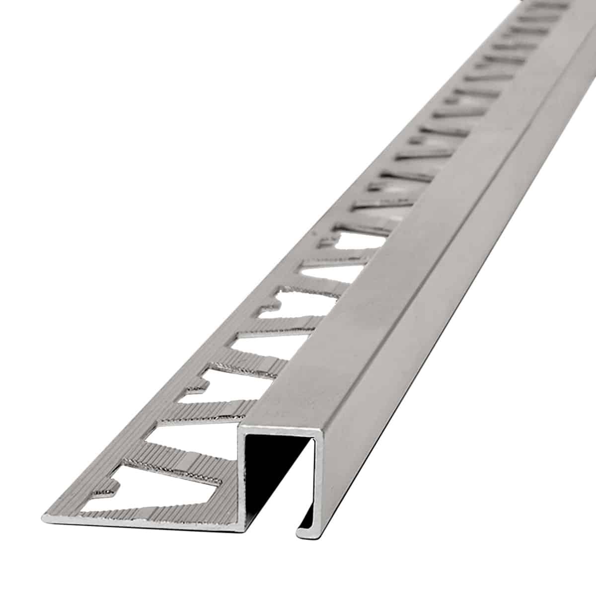 3465-01-1.jpg Guardacanto Quadra Atrim 12x8 mm Aluminio Peltre Brillante - Image 1