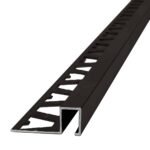 Guardacanto Quadra Atrim 12x10 mm Aluminio Café