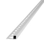 Guardacanto Quadra Stone Collection Atrim 12×10 mm Aluminio Tiza Mate