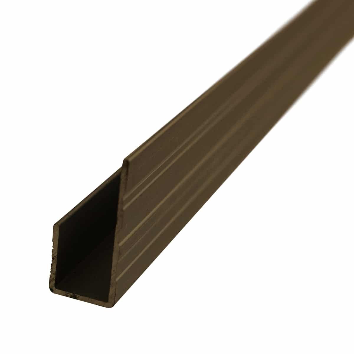 4300-PERFILJB.jpg Perfil Jota 10 mm Aluminio Anodizado Bronce Tira 2 m - Image 1