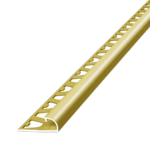 Guardacanto Bullnose Atrim 12 mm Aluminio Oro Brillante