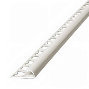Guardacanto Bullnose Atrim 10 mm Aluminio Peltre Brillante