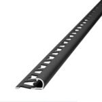 Guardacanto Bullnose Stone Collection Atrim 12 mm Aluminio Níquel Oscuro