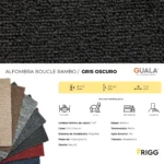 Alfombra Bouclé Frigg Floring Rambo 4 mm Gris Oscuro 1m² - Image 2
