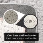 Alfombra Nórdica Pelo Largo Frigg Antideslizante Azul 100x150 cm - Image 7