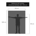 Alfombra Nórdica Pelo Largo Frigg Antideslizante Marrón 150x200 cm - Image 10