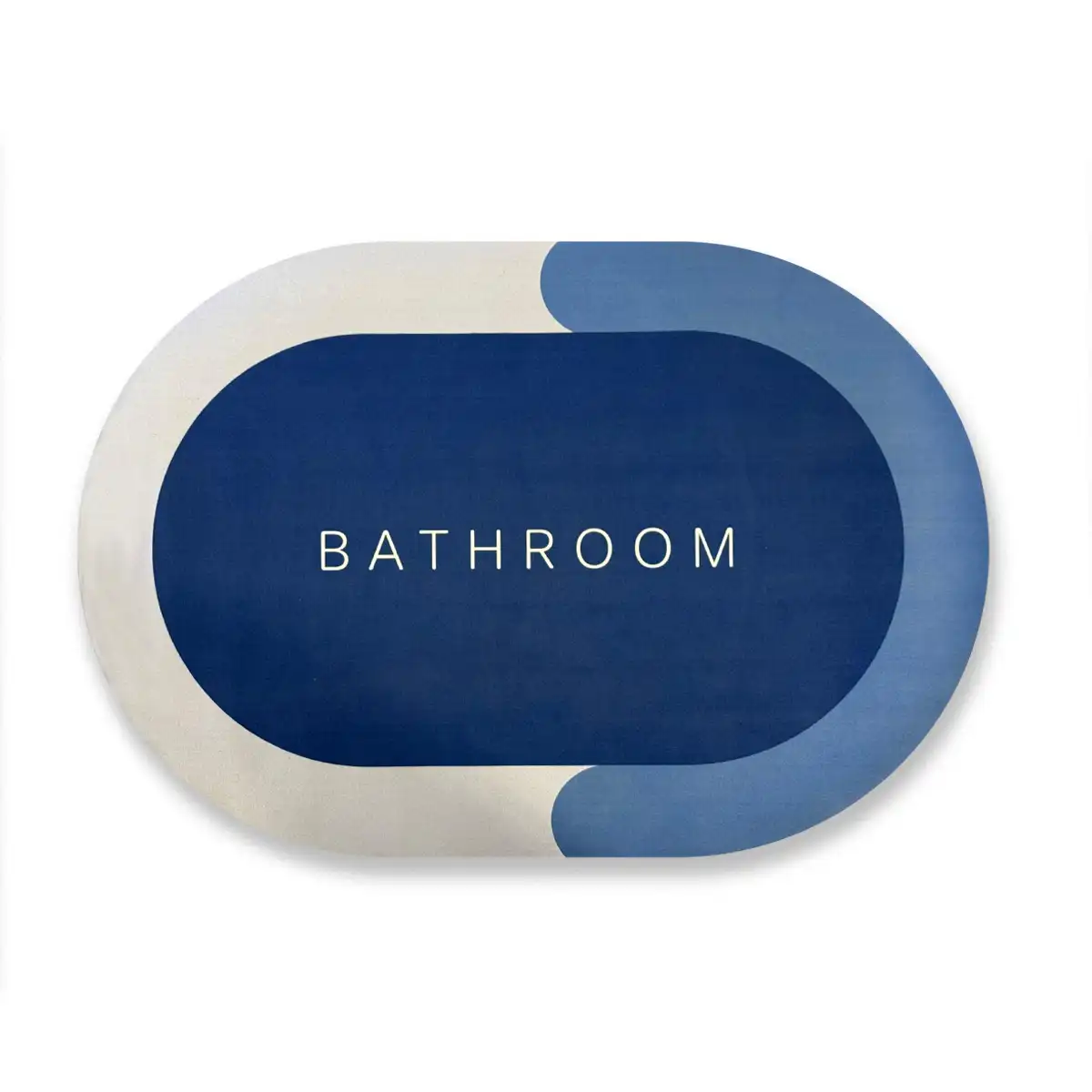 BATH13-1.webp Alfombra para Baño Antidezlizante Bathmat Frigg 60x40cm Marino - Image 1