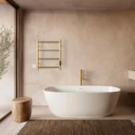 Toallero Eléctrico Atrim Petit Coco 50x40 cm Acero Oro Mate - Image 3