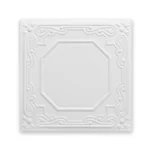 Placa Cielorraso Telgopor Palacio 50x50 cm Blanco