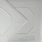 Placa Cielorraso Telgopor Palacio 50x50 cm Blanco - Image 5
