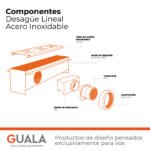 Desagüe Lineal Atrim Aqua Inca 30 cm Acero Inoxidable Mate - Image 5