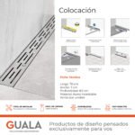 Desagüe Lineal Atrim Aqua Inca 70 cm Acero Inoxidable Brillante - Image 4