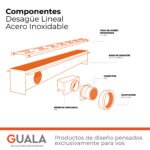 Desagüe Lineal Atrim Aqua Inca 70 cm Acero Inoxidable Brillante - Image 5