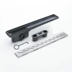 Desagüe Lineal Atrim Rio Wave 45 cm ABS y Acero Inoxidable Sin Acople - Image 2