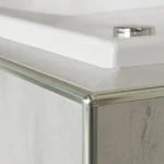 Guardacanto Bullnose Atrim 10 mm Aluminio Cromo Brillante - Image 4