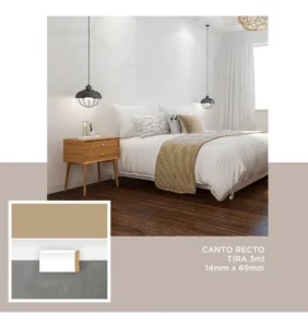Zócalo de Pino Kflooring Prepintado 69 mm Blanco - Image 5