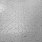 Piso de Goma PVC Moneda Gris 1mm x m² - Image 2