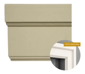 Moldura de Exterior Atenneas Wing Decó 175x50 mm Arena