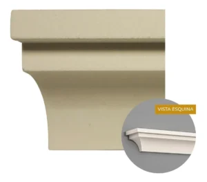 Moldura de Exterior Atenneas Wing Decó 130x130 mm Arena