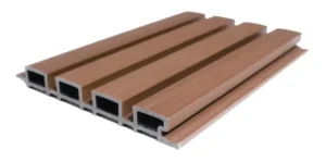 Revestimiento Wall Panel WPC Acanalado Exterior Chocolate - Image 2