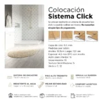 Piso Vinílico Kflooring AquaS Crema 4.5 mm SPC Tránsito Comercial Intenso Click 2,63 m² - Image 5
