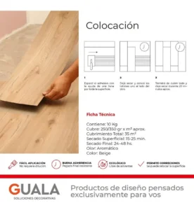 Adhesivo Acuoso para Piso Vinílico Adhekol Kekol Balde 10 kg - Image 3