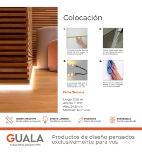 Listello LED Multireflex Lumière Atrim 24.7 mm Aluminio Anodizado - Image 2