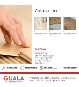 Adhesivo Vinílico para Parquet Kekol Balde 12 kg - Image 3